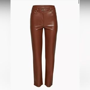 Aritizia Wilfred Melina Pant - Size 4 in Cognac